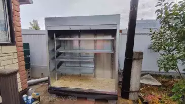Шкаф для садового инвентаря и хозяйственных вещей в цинковом цвете в дер. Белозериха, Раменский г.о, МО
