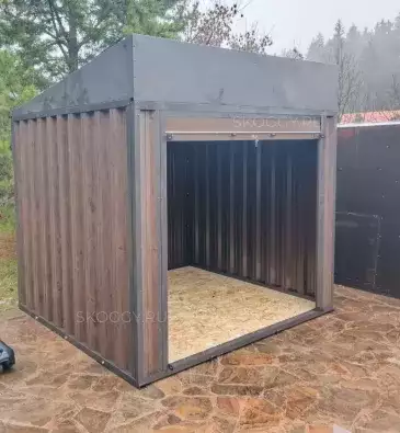 Хозблок для хозяйственных принадлежностей в комбинированной расцветке в с. Рождествено, Рузский г.о, МО