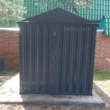 Компактный хозблок 3х2 м с резиновым покрытием для Коломны